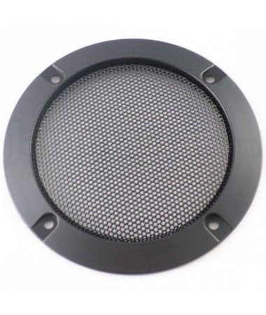 Black loudspeaker grille...