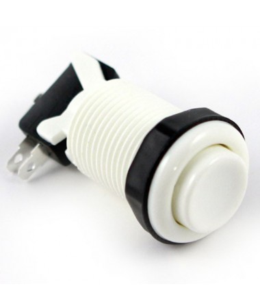 Bouton arcade blanc 28 mm...