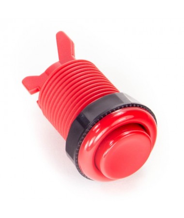 28mm red arcade screw button