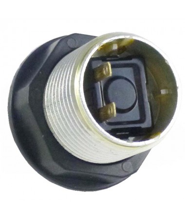 24 mm Chroom knop