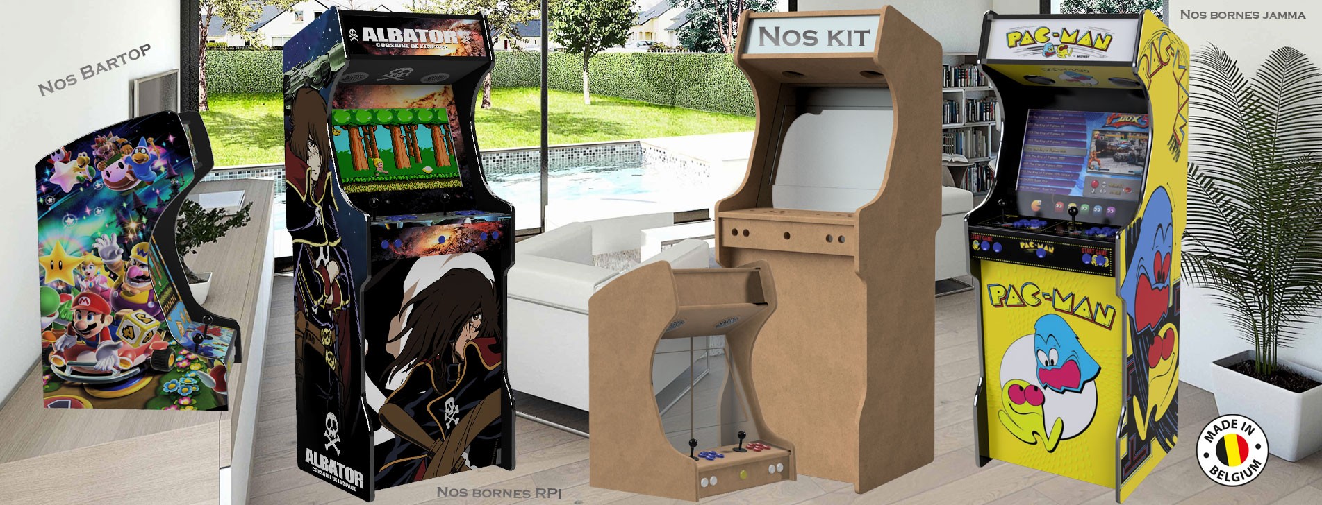 BUZZ ARCADE spécialiste de la borne d'arcade et du retrogaming