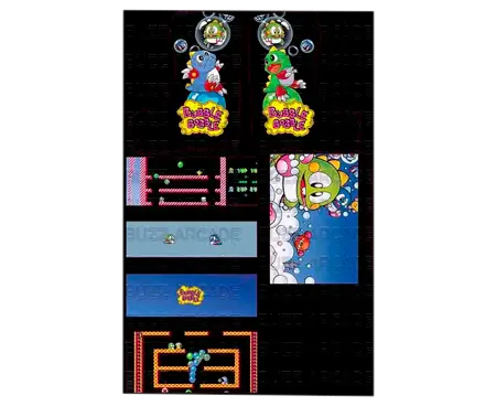 [sti001] Stickers Bartop kit 