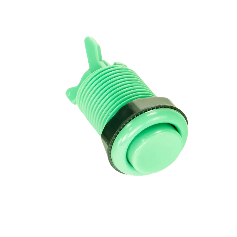 [bou006] Bouton d'arcade vert 28 mm vissable