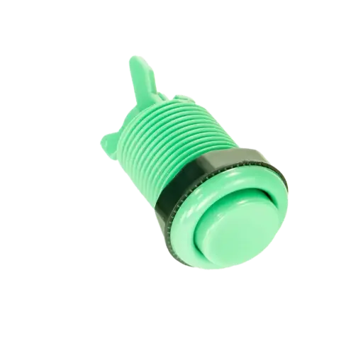 [bou006] Bouton d'arcade vert 28 mm vissable